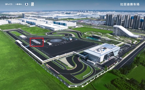 آخرین مورد شرکت The Wheel Identifier of Hengliang Tech Installed at BYD All-Terrain Racing Center